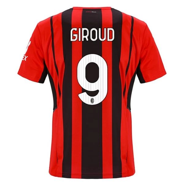 Maillot Football AC Milan Giroud 9 Domicile 2021-2022 – Manche Courte