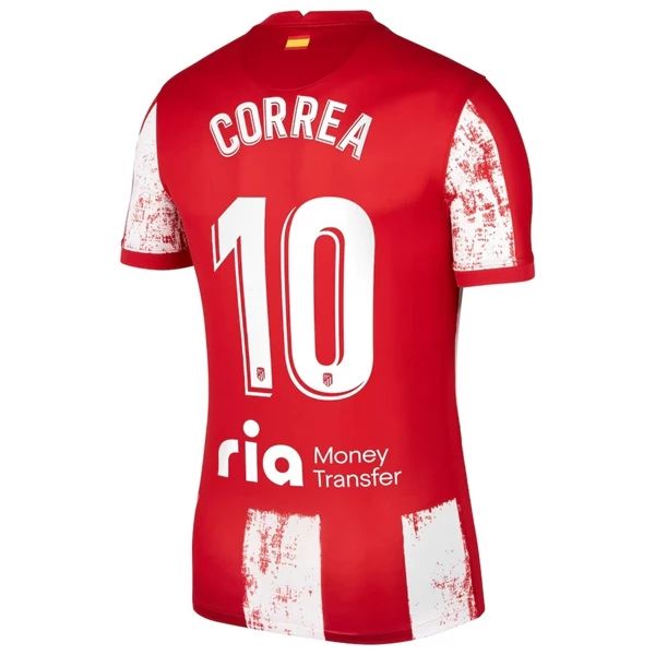 Maillot Football Atlético Madrid Correa 10 Domicile 2021-2022 – Manche Courte