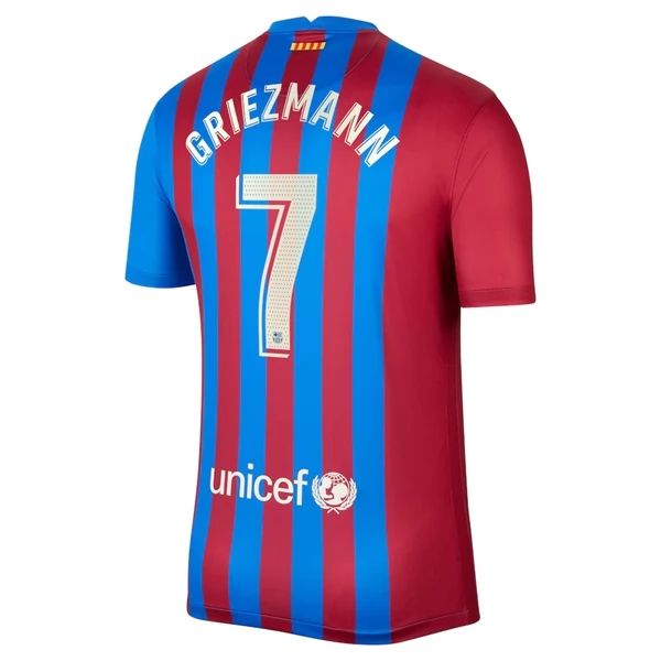 Maillot Football FC Barcelona Griezmann 7 Domicile 2021-2022 – Manche Courte