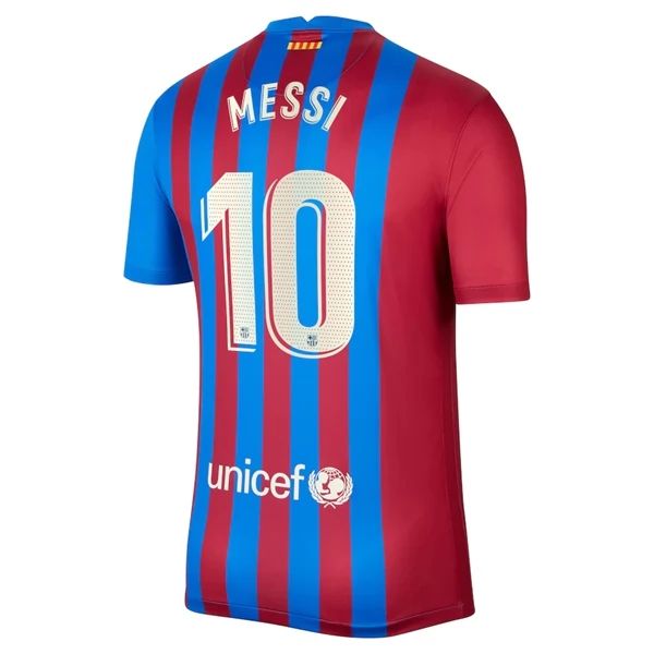 Maillot Football FC Barcelona Messi 10 Domicile 2021-2022 – Manche Courte