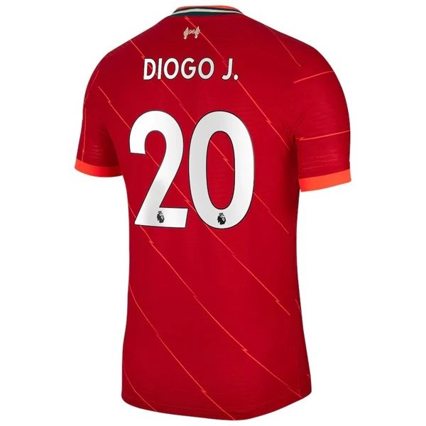 Maillot Football Liverpool Diogo J. 20 Domicile 2021-2022 – Manche Courte
